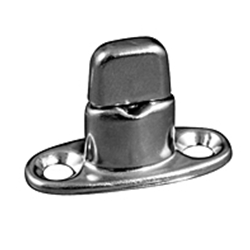 Fasnap Double Stud, 2 Screw Mounted Stainless Steel Pin and Spring | Blackburn Marine Supply